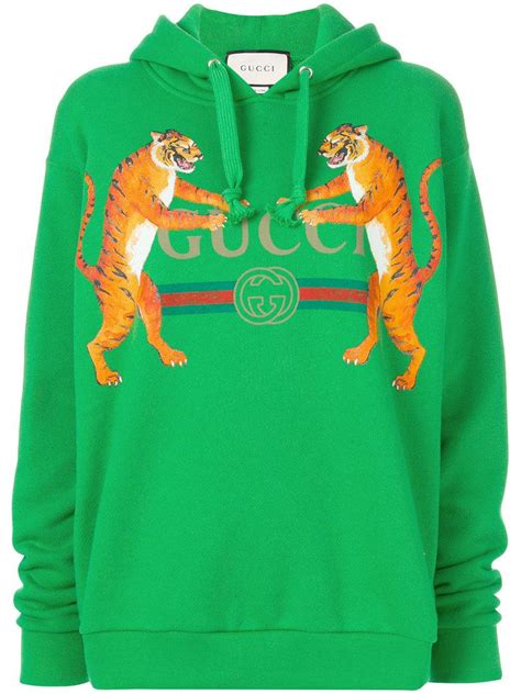 gucci hoodie green tigers|gucci tiger sunglasses.